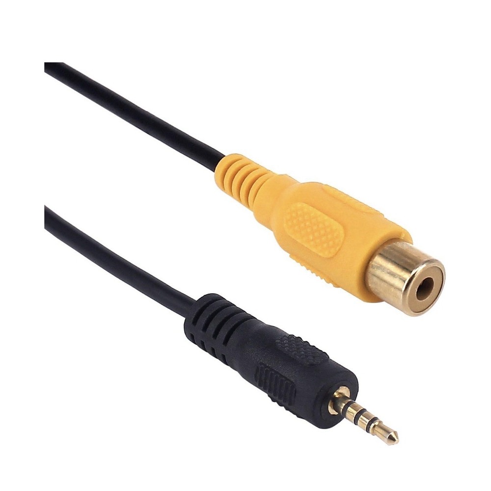 2.5mm to RCA Cable, Gold Plated AV-in Aux 2.5mm TRRS Male Plug